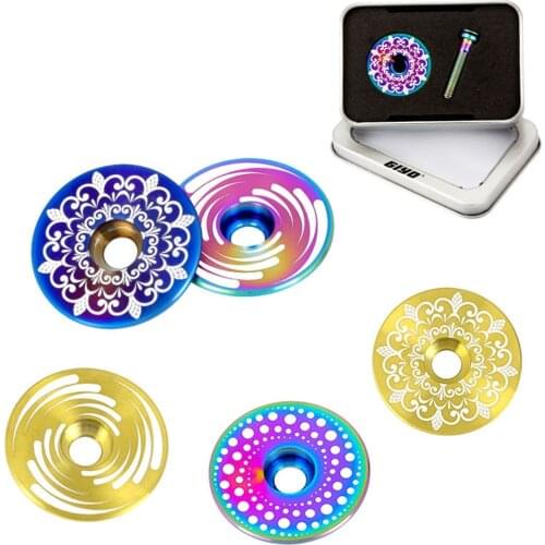 Aluminum Alloy Bicycle Stem Top Cap with Screw Bike Headset Cap Cover for 28.6mm Front Fork Head Tube Drop Shipping