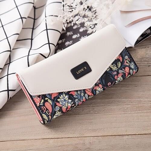 2021 Flower Pattern Women Wallet