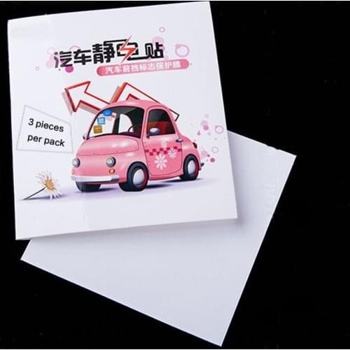 Automotive electrostatic film Front windshield sticker Insurance sticker Car inspection paste Car sticker Front file label