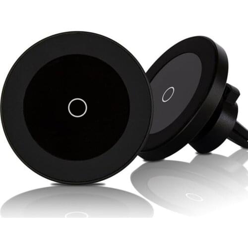 Fast Charging Wireless Car Charger Magnetic Wireless Charge In Car 10W Magnet Mount Air Vent Dashboard Car Phone Holder