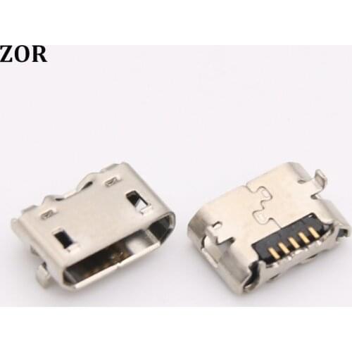 2pcs New For Elephone Soldier Helio X25 MTK6797T Dock Connector Micro mini USB jack scoket Charger Charging Port