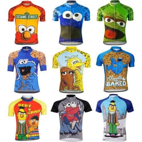 17 Style Mens Cartoon Cycling Jersey Funny Bike Shirts Short Sleeve Bicycle Clothes Road Mtb Bike Jersey Ropa Ciclismo Hombre