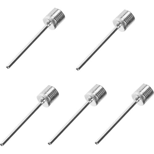 Set of 5， Air Pump Needle Balls-Pump Needle Adaptor for Football Basketball Soccer Ball Volleyball Rugby Balls