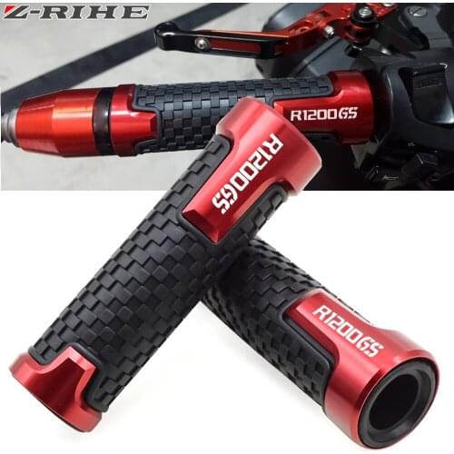 Motorcycle handlebar grips handle bar CNC Aluminum Rubber FOR BMW R 1200 GS R1200GS r 1200 gs r1200 LC Adventure 2014 2015 2016