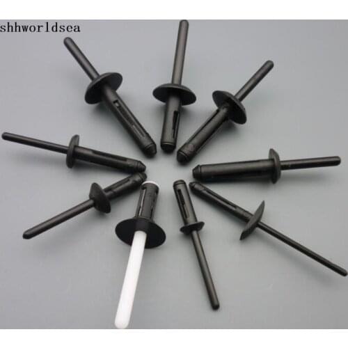 Shhworldsea 500pcs auto clip fastenersCowl Vent Grille Retainer Rivet Blind Rivet for ford for chry