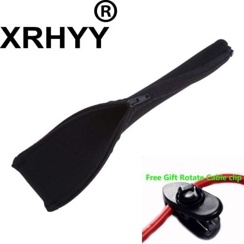 XRHYY Black Replacement MagiDeal Soft Headband Protector Cover For Denon AH-D600 D7100 Headphones With Free Rotate Cable Clip