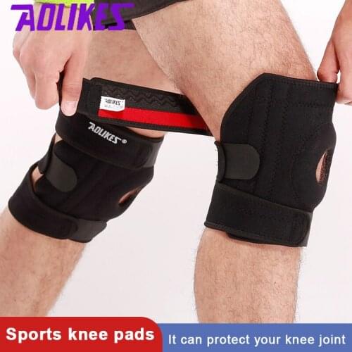 Sports Kneepad Knee Joint Protective Bandage Knee Compression Sleeve with The Support Leg Movement Strength Training Protectors