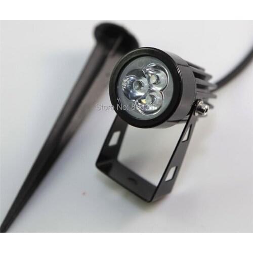 Factory Sale 3x3W 9W LED Underground LED Lwan Lamp DC12V AC110V 220V Garden Outdoor Lighting Wall Yard Path Pond Flood Light