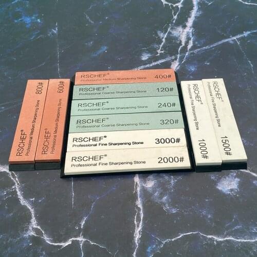 Sharpening whetstone kitchen tools RS 60~3000# 17pcs knife sharpener sharpening stone grinding diamond blade