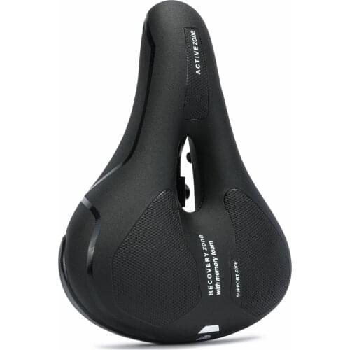 Bicycle seat MTB Road Hollow Comfort Bike Saddles PU Breathable Seat Cushion Shockproof Waterproof Ergonomics Road Bike Saddle