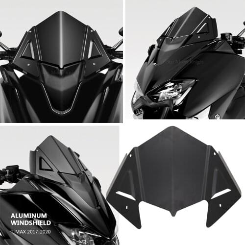 Motorcycle Windshield Windscreen Cover Aluminum Alloy Wind Shield Deflectore For Yamaha T-MAX 530 560 TMAX T MAX 2017-2020 2019