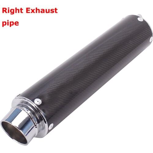 Motorcycle Exhaust Pipe Blast Street for ZXR250/400 ZRX XJR400 Bandit CB400 Carbon Fiber Exhaust Pipe