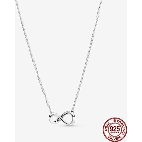 2021 New Hot Sale Genuine 925 Sterling Silver ​Crown Zircon 8 Words Pendant Necklace Hot Fashion Design Necklace Jewelry