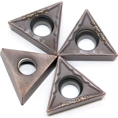 50PCS TCMT16T304 HMP PC9030 High Quality Turning inserts blades for stainless steel Cut tips for STFCR/ STUCR/ STWCR