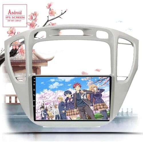 6+128G Android 10.0 DSP For Toyota Highlander 2007-2013 Car Radio Multimedia Video Player Navigation GPS 2 din dvd Tape Recorder