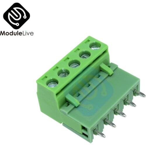 1PC KF2EDGK KF-5P Right-Angle Plug-in Terminal Connector 5.08mm Pitch 5pins 5.08 mm