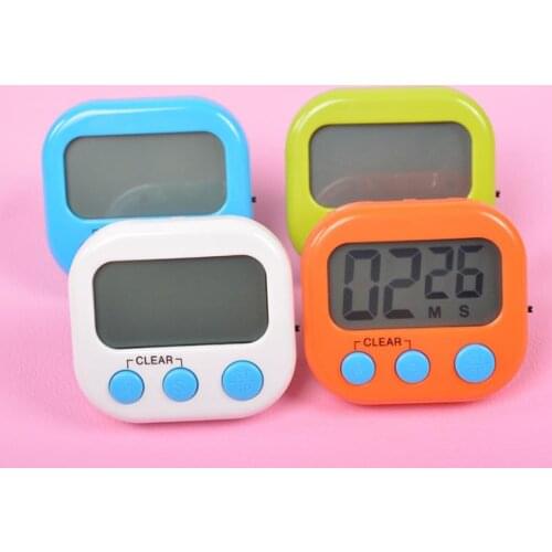 Digital Kitchen Timer Multi-Function Timer Count Down Up Electronic Egg Timer Kitchen Baking LED Display Timing Reminder SN3770