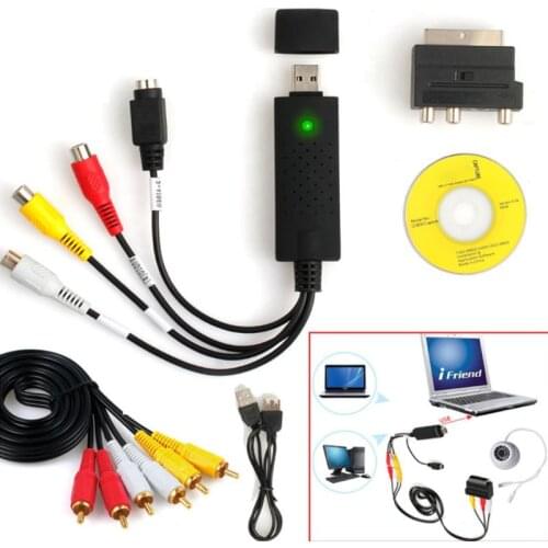 H05B 1Set USB2.0 VHS to DVD Converter Au-dio Video Capture Device Kit for Windows 10