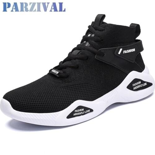 PARZIVAL Fashion Sneakers Lightweight Men Casual Shoes Breathable Male Footwear Lace Up Walking Shoe