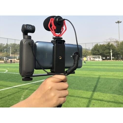 Mobile phone clip bracket mount desktop tripod for DJI Osmo pocket/pocket FIMI PALM camera clip holder gimbal camera accessories