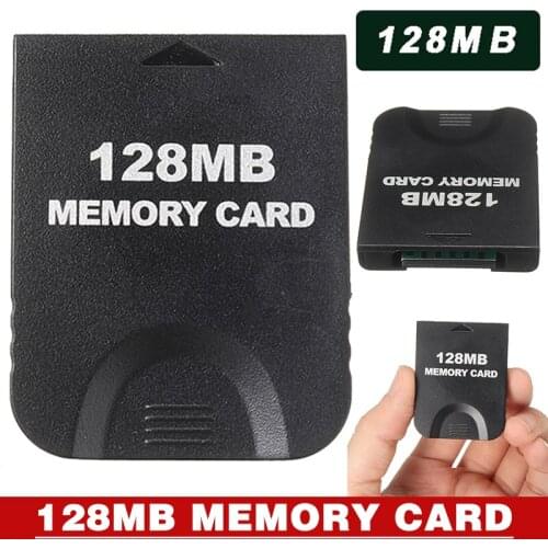 Newest Black 128MB Memory Card For G-ameCube N-GC Console Game Data Console Game Console Accessories For Gaming Lover