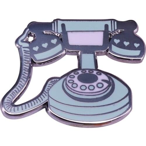 Retro Landline Phone Pin