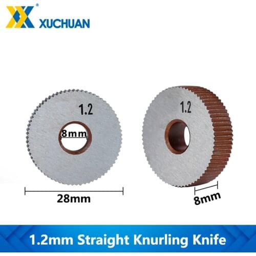1.2mm Straight Knurling Knife Straight Line Knurling Wheel Inner Hole Embossing Wheel Gear Shaper Cutter Lathe Knurling Wheel