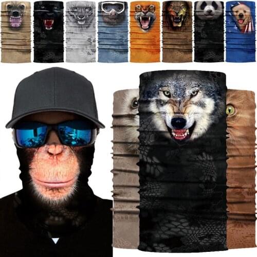 New Scarf Full Function Face Casual Unisex Multicolor Neck Tube 3D Printed Biker Ski Snood sunscreen Bandana Headbands