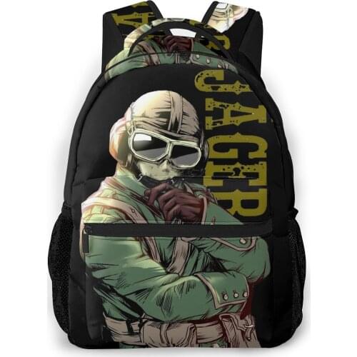 Jager Art Graphic for Teenager school bag Toddlers Bag rainbow six siege R6s game Travel Rucksack Backpacks For Boys and Girls