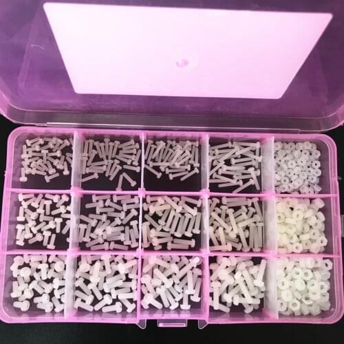 Pan Head Machine Screw Assortment Kit Set Plastic Nylon White Bolt Phillips M2 M3m2.5 Round High Quality Service Found