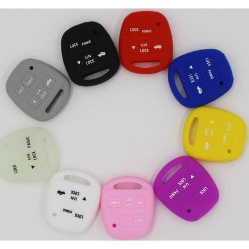 5 Button Silicone rubber Key Case Cover For Lexus GX470 RX350 ES300 RX300 RX400h LS LX NX RC RX SC GS Key