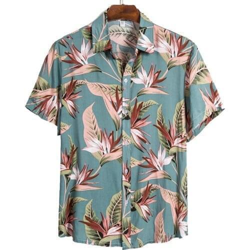 SLACTION Men's Beach (Hawaiian) Shirts