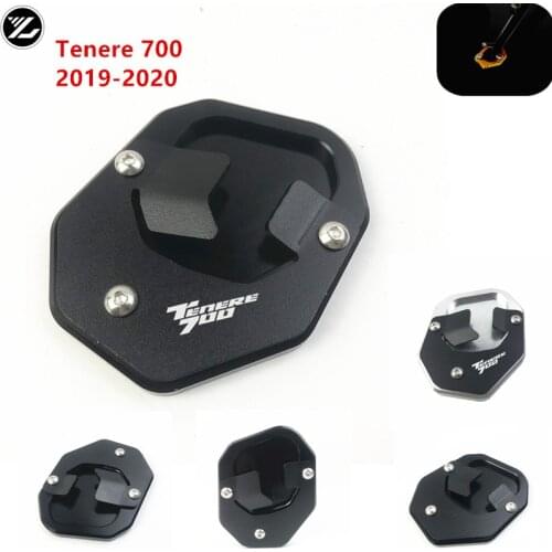 Tenere 700 Motorcycle Side Stand Pad Plate Kickstand Shoes Enlarger Support Extension For YAMAHA TENERE 700 Tenere700 2019 2020