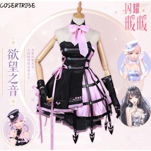 Anime Miracle Nikki Lilith SJ Uniform The Voice Of Desire Lolita Dress Cosplay Costume Women Halloween Free Shipping New 2019