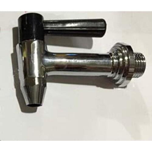 1/2" BSP Male Threaded Chrome Brass Coffee Maker Faucet Hot Drink Spigot Valve Tap Coffeemaker Hot Drink Part