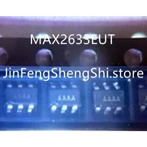 10PCS AAAA MAX2633 MAX2633E MAX2633EUT MAX2633EUT+T SOT23-6