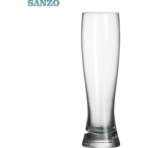 2 Pack Transparent Glass Craft Wheat Beer Cup Waist Juice Juice Beer Cup Restaurant Water Bar Hercules Cup 600009
