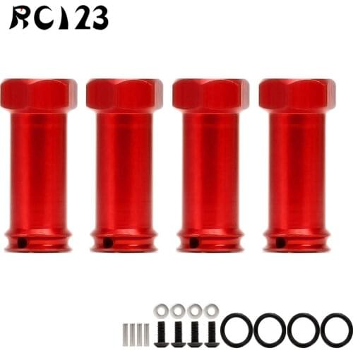 4Pcs 1654 Aluminum 12mm Hex Drive 30mm Extension Adapter For RC Traxxas 1/10 Slash Rustler Stampede Jato Upgrade Parts NEW ENRON