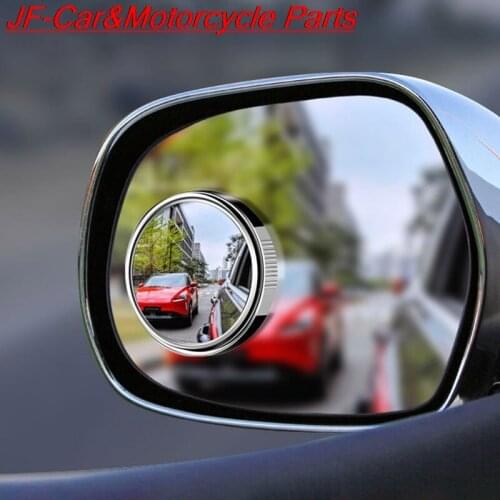 1Pc Car Reversing Mirror Blind Zone Lens Car Blind Angle Mirror Convex Suction Cup Type