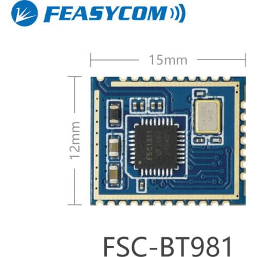Feasycom High-Performance 5.0 BR/EDR/BLE Dual Mode FSC-BT981 Module I2C