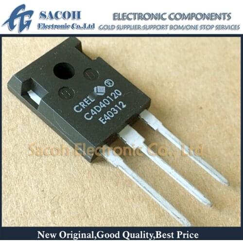 Free Shipping 5Pcs C4D40120D C4D40120 TO-247 40A 1200V Sic Silicon Carbide Schottky Diode