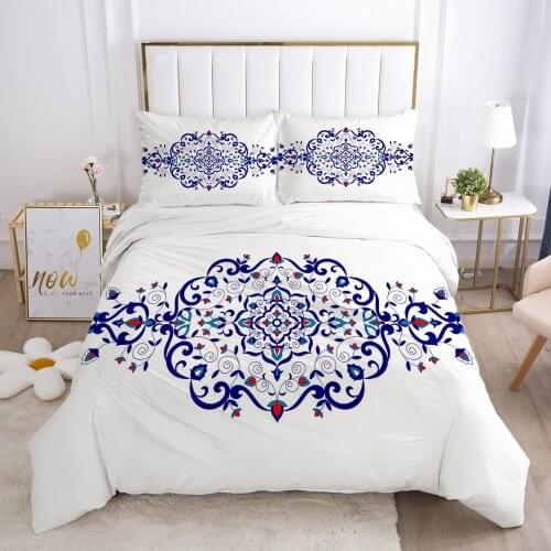 3D Bedding Sets Quilt Covers Pillow Shams Duvet Cover Sets Bedclothes Bed Linens Full Twin Double Simple Flower Home Textile