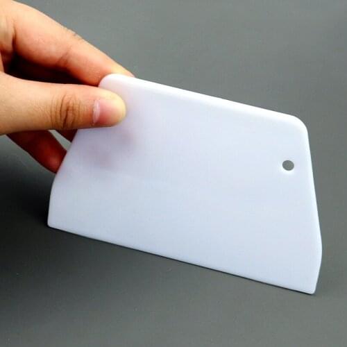 Flour spatula dough cutter Trapezoidal plastic Baking cake Cream spatula DIY household kitchen utensils