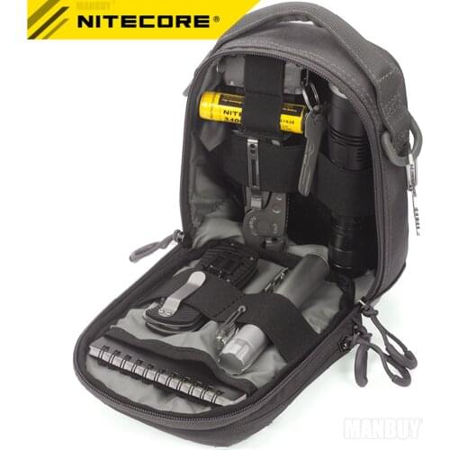 Nitecore Ferramentas Multifunctional Daily Package Kit Outdoor Travel Tool Package NUP10 NUP20 NDP10 NDP20 Handbag Free Shipping