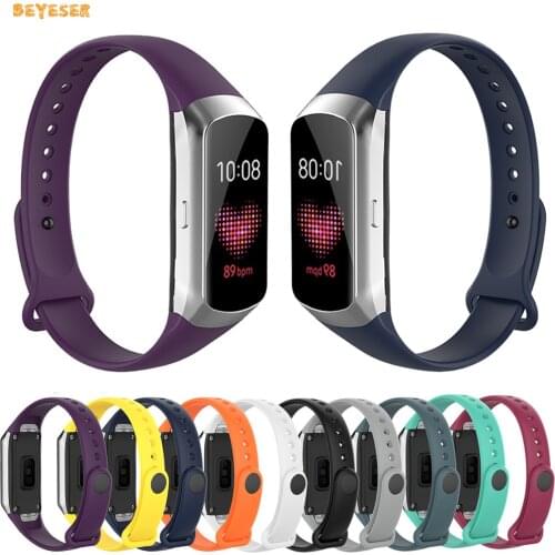 Soft Silicone Watch Strap For Samsung Galaxy fit SM-R370 Smartwatch Bracelet Sport Watchband Replacement Wristband Accessories