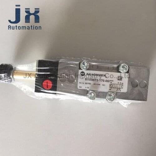 Norgren Original Solenoid Valve DC24V SXE9573-A71-0013J SXE9573-A80-00-13J SXE9573-A70-00-13J With Indicator Light Junction Box