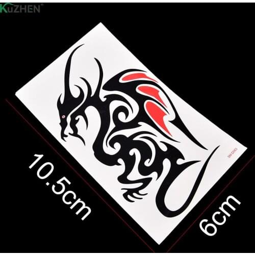Water Transfer Fake Tattoo Waterproof Temporary Tattoo Sticker Dragon Tattoo Flash Tattoo Totem For Women Man 10.5X6cm