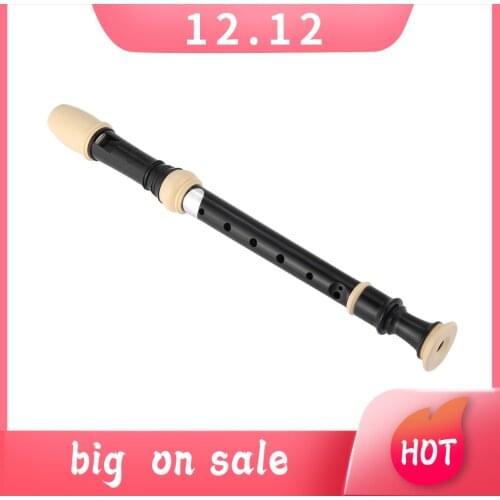 Professional Sound Easy Adjustable Food Grade ABS Non-toxic Eight Hole Treble Flute 8-Hole Soprano Recorder Clarinet