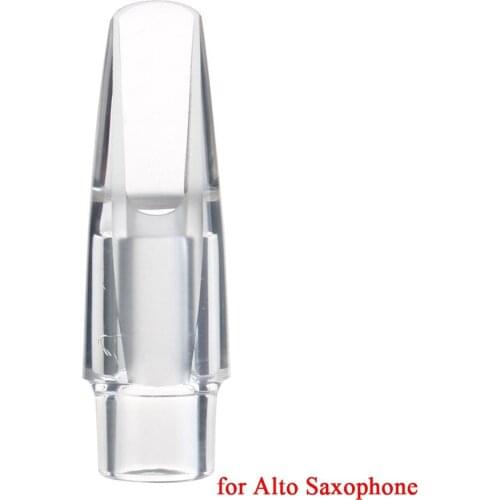 Alto / Soprano Saxophone Transparent Mouthpiece E-flat Crystal Mouthpiece for Beginner Saxophone Accessories