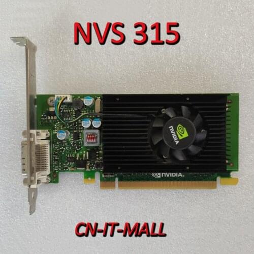 Pulled NVIDIA NVS 315 Video Graphics Card 1GB DDR3 Quadro NVS315